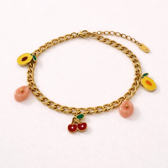 Orchard Charm Bracelet -18K Gold Plated