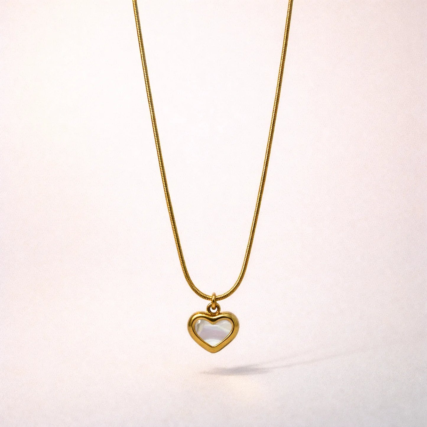 Luminous Heart Pendant -18K Gold Plated