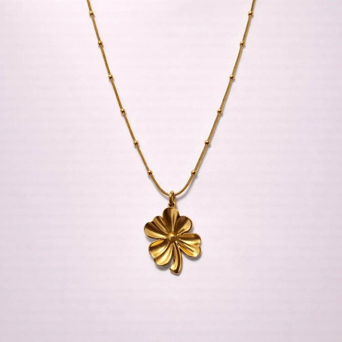 Golden Prosperity Clover -18K Gold Plated