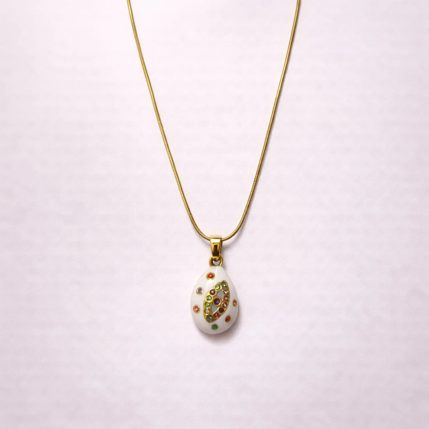 Zenith Evil Eye Pendant -18K Gold Plated