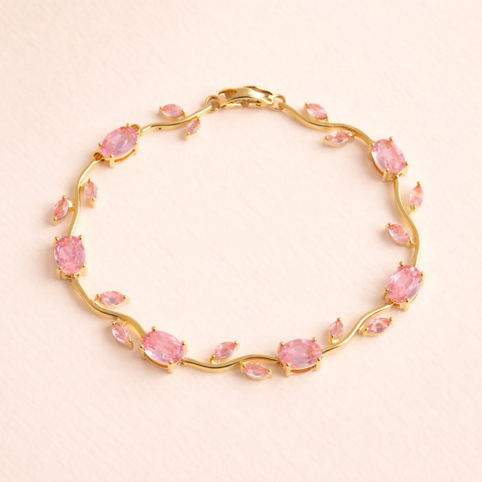 Princess Blossom Tulip Bracelet -18K Gold Plated