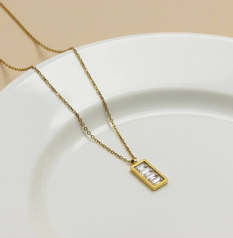 Trinity Bar Necklace