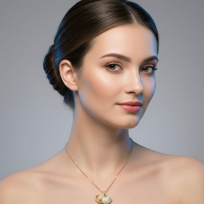 Secret Pearl Shell Pendant Necklace