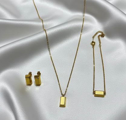 Minimalist Bar Set -18K Gold Plated