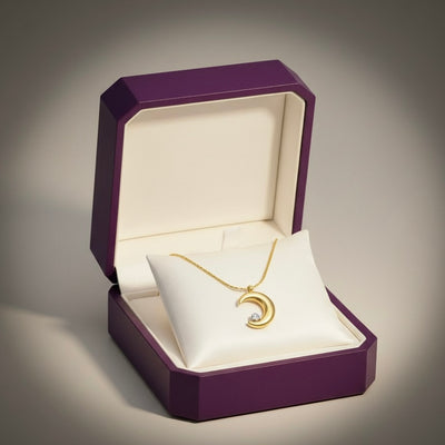 Moonlit Diamond Necklace