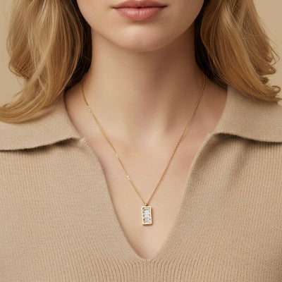 Trinity Bar Necklace