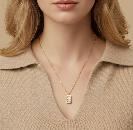 Trinity Bar Necklace