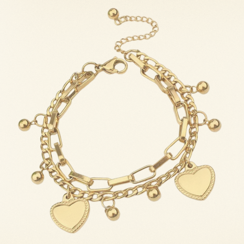 Hearts Multilayer Bracelet